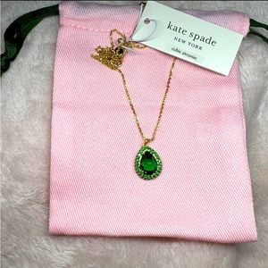 KATE SPADE NEW YORK Brilliant Statements Pavé Halo Mini Pendant